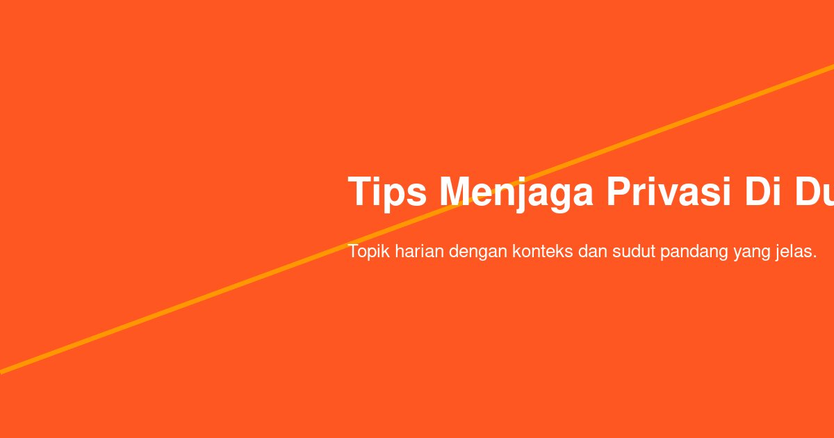 Data Pribadi Terlanjur Tersebar di Medsos? Ini 5 Langkah Darurat yang Harus Dilakukan